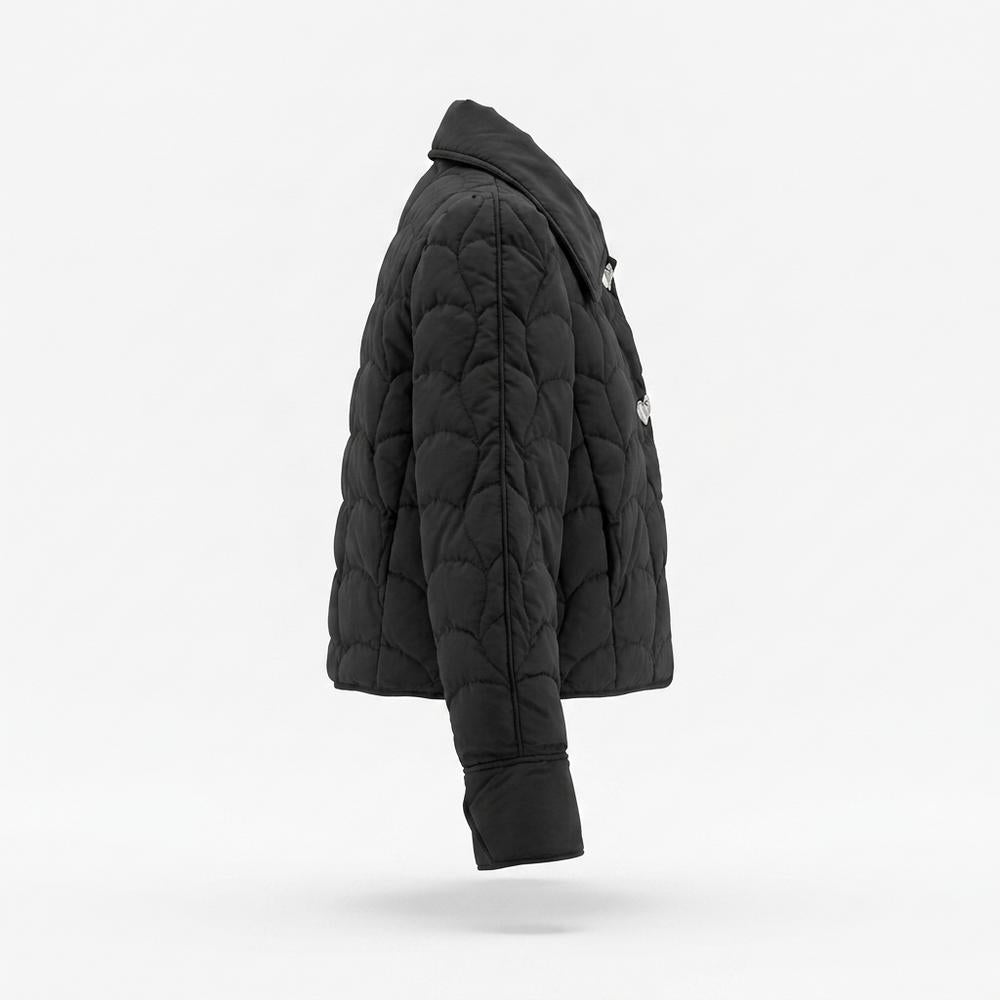 Allsaints Leather - Vezan | Quilted Buttoned Jacket Women