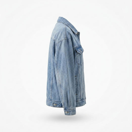 Allsaints Leather - Leran | Oversized Button-Front Denim Jacket Women