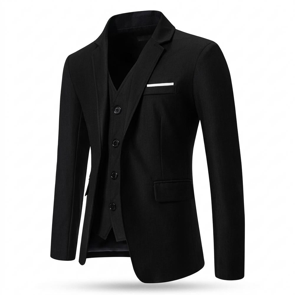 Allsaints Leather - Yotal | Slim Fit Single-Breasted Suit Men