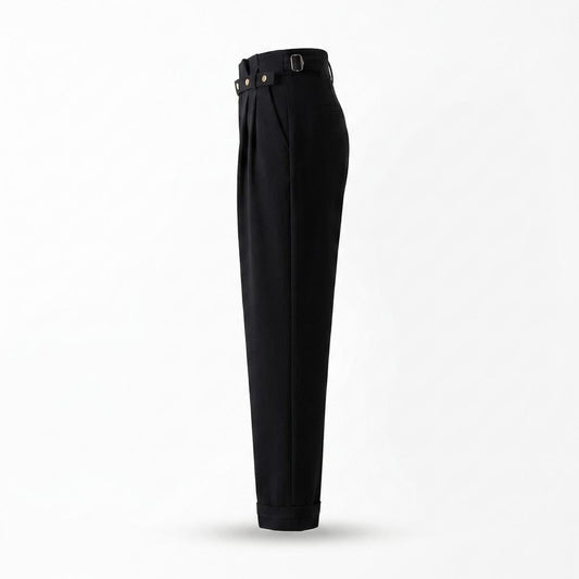 Allsaints Leather - Nodan | High-Waisted Pleated Pants Women
