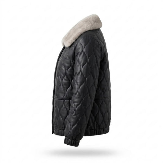 Allsaints Leather - Darel | Quilted Button-Front Jacket Women