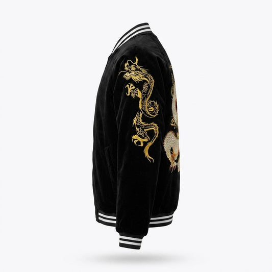 Allsaints Leather - Sedan | Embroidered Velvet Jacket Unisex