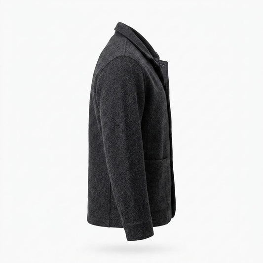 Allsaints Leather - Vatal | Knitted Band-Collar Jacket Men
