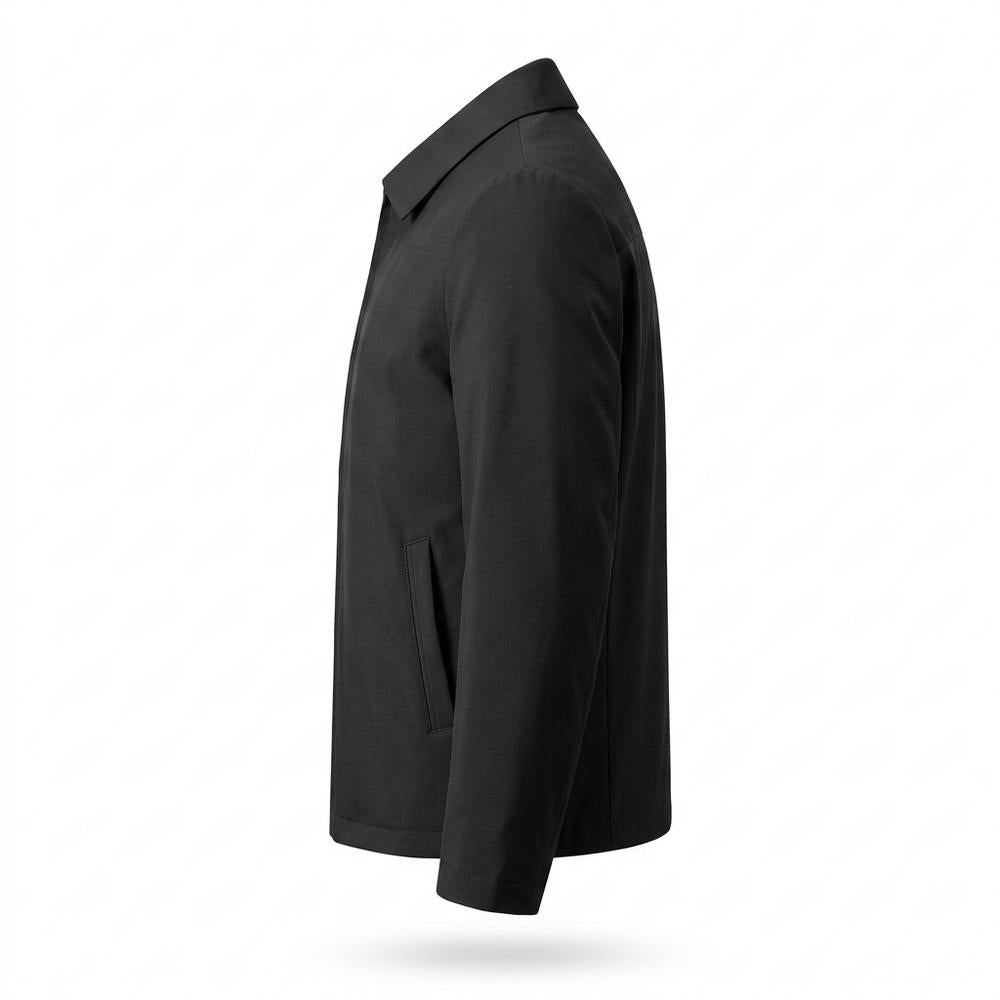 Allsaints Leather - Coler | Zip-Front Collared Leather Jacket Men