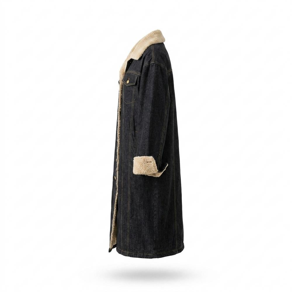 Allsaints Leather - Lomin | Sherpa-Lined Longline Coat Women