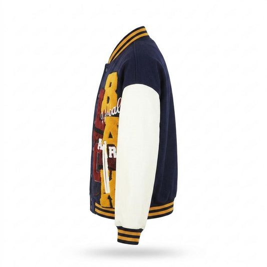 Allsaints Leather - Zepun | Embroidered Two-Tone Jacket Unisex