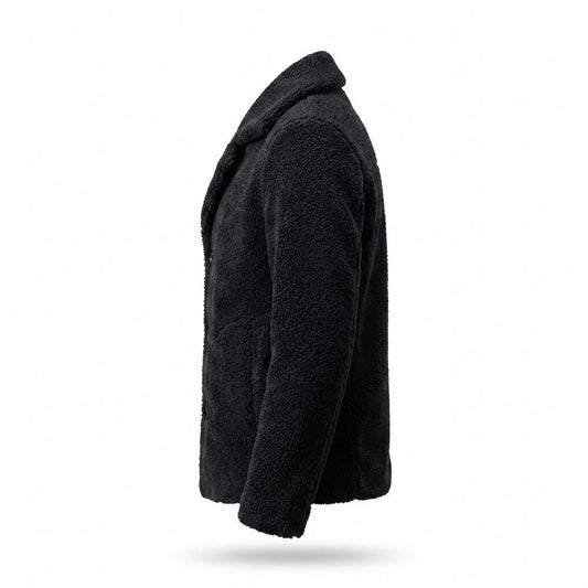 Allsaints Leather - Loram | Sherpa Button-Up Jacket Men