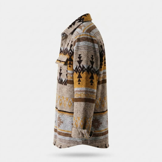 Allsaints Leather - Lylan | Patterned Button-Up Shirt Men