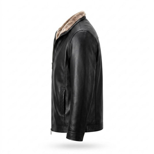 Allsaints Leather - Yolor | Lined Zip-Up Leather Jacket Men