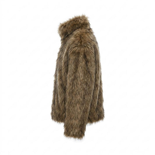 Allsaints Leather - Damin | Faux Fur Collared Jacket Unisex