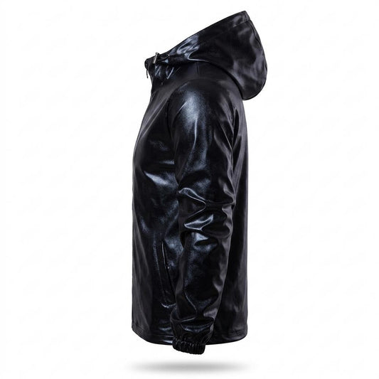 Allsaints Leather - Noral | Coated Hooded Jacket Men
