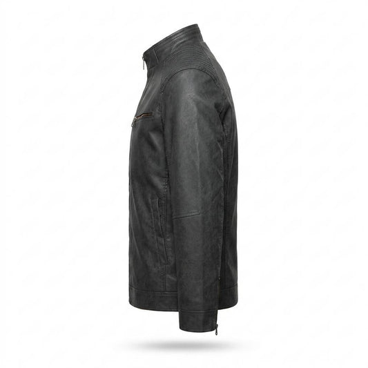 Allsaints Leather - Nubas | Quilted Lined Leather Jacket Men
