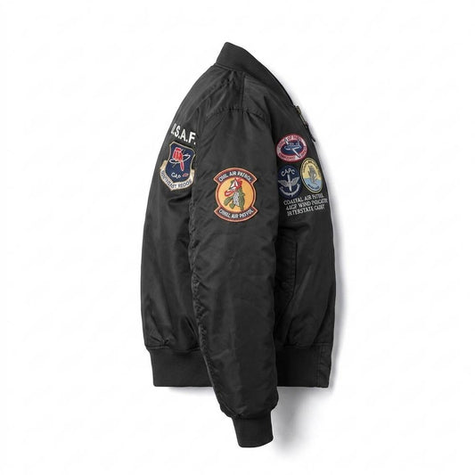 Allsaints Leather - Tifuk | Embroidered Padded Jacket Unisex