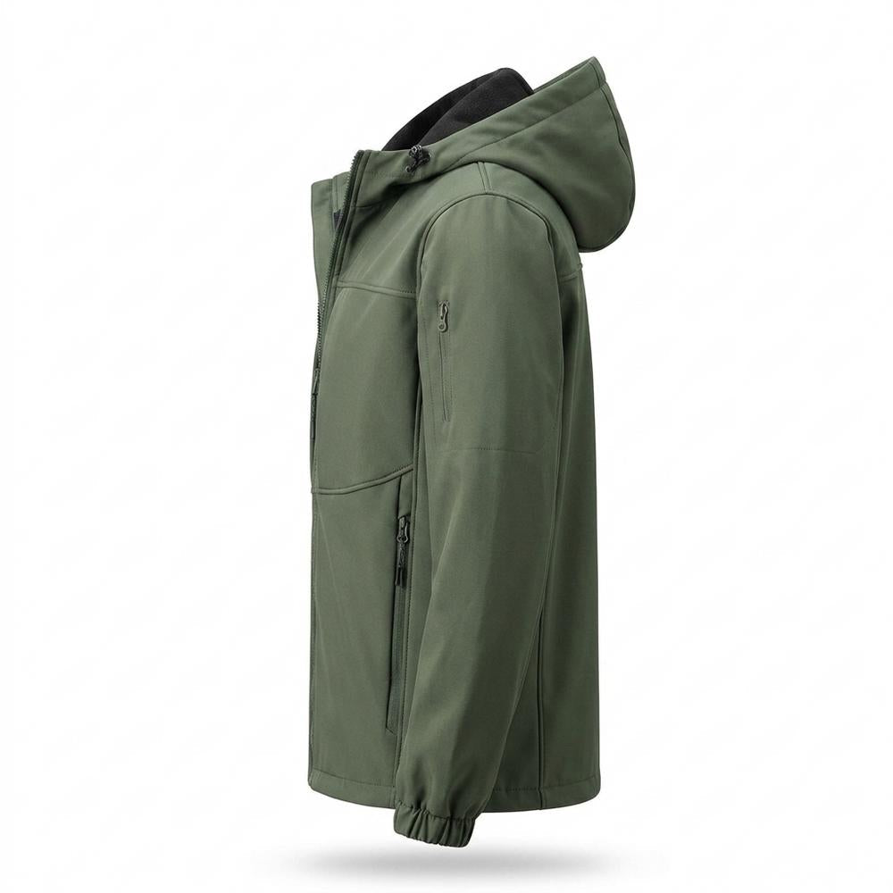 Allsaints Leather - Kevar | Hooded Softshell Jacket Men