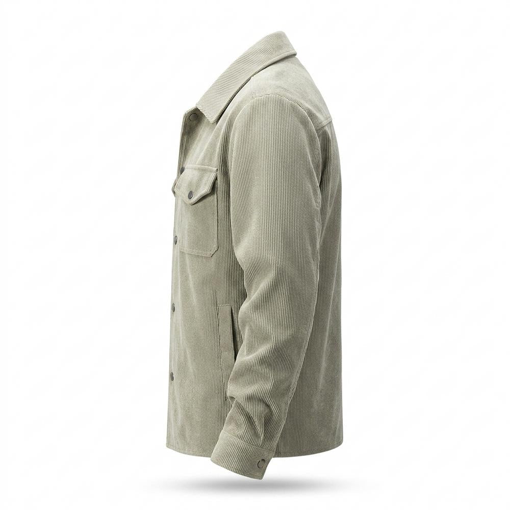 Allsaints Leather - Vamar | Corduroy Quilted Jacket Men