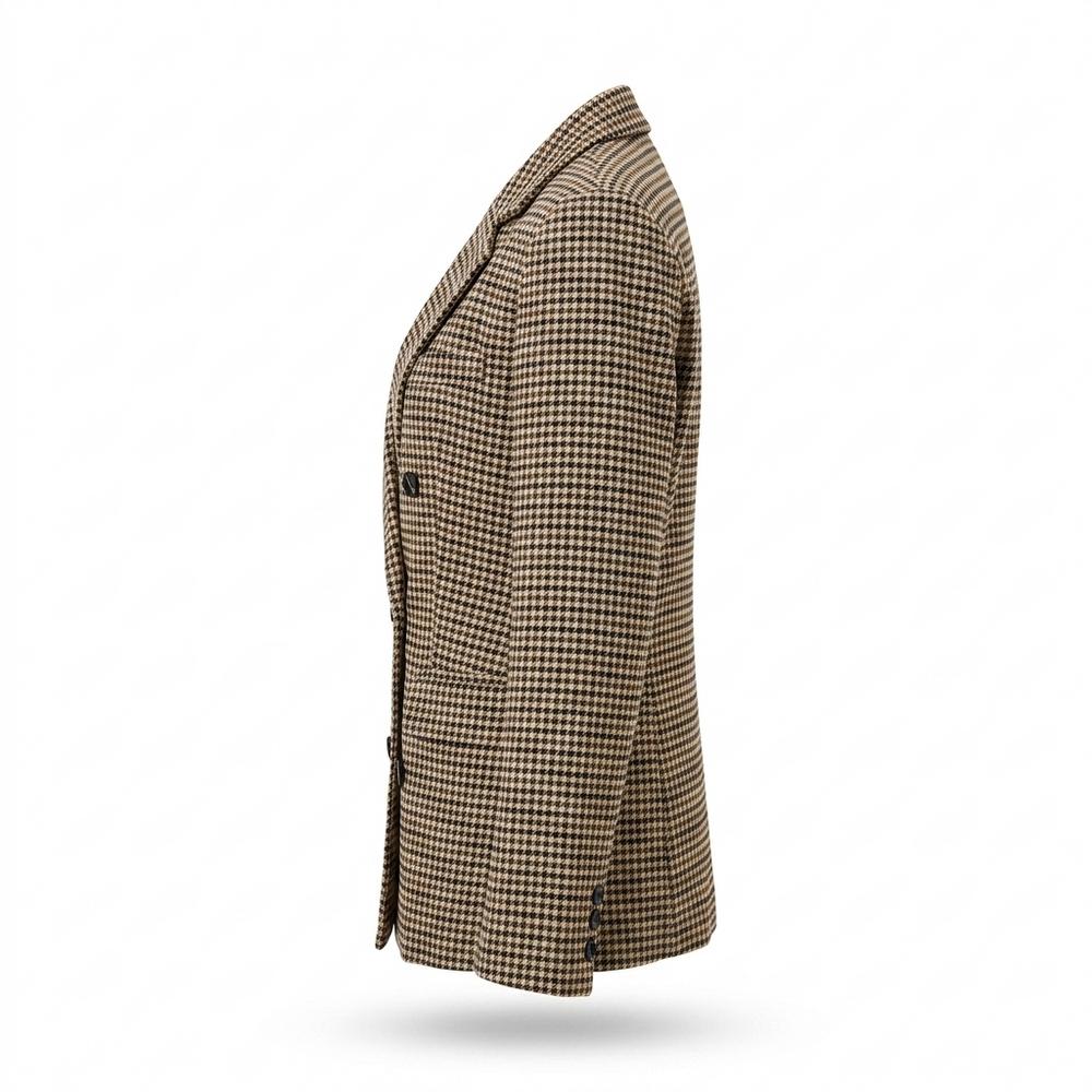 Allsaints Leather - Yovin | Houndstooth Double-Breasted Blazer Women