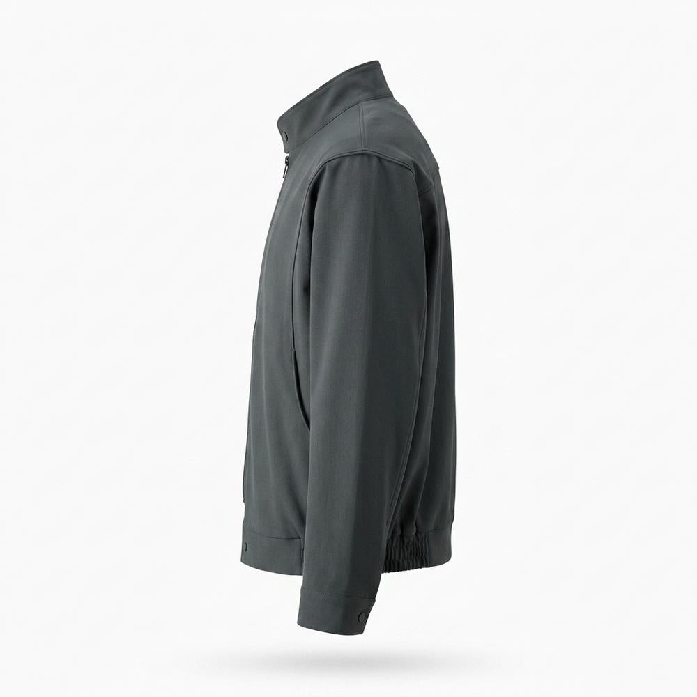 Allsaints Leather - Nodar | Zip-Up Stand-Collar Jacket Men