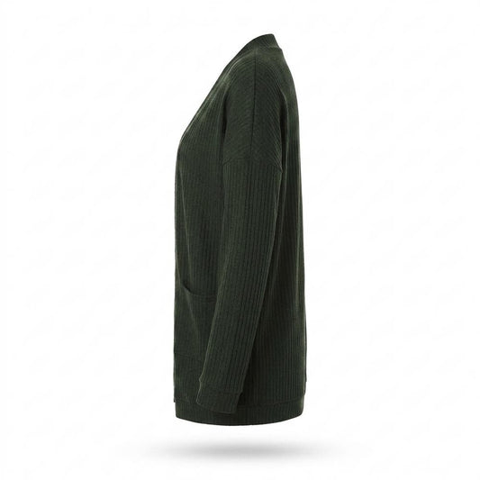 Allsaints Leather - Rorev | Rib-Knit Open-Front Knit Cardigan Women