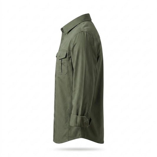 Allsaints Leather - Vilal | Button-Down Utility Shirt Men