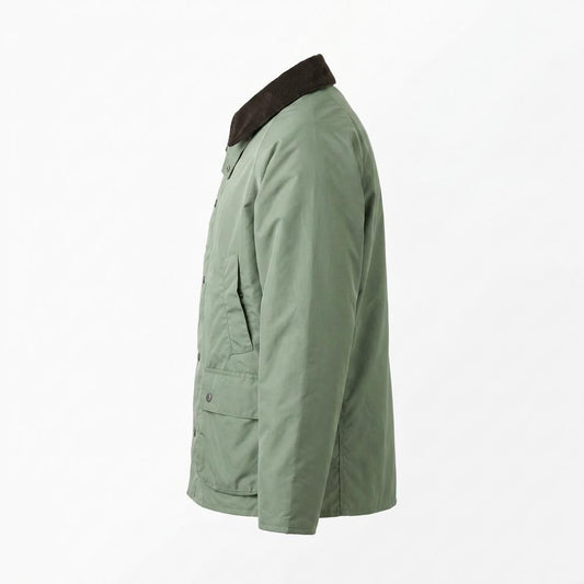 Allsaints Leather - Vasil | Corduroy-Collar Snap-Button Jacket Men