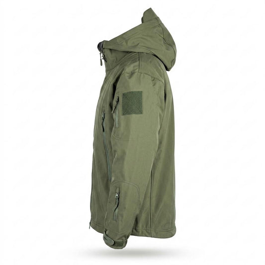 Allsaints Leather - Zesan | Hooded Softshell Jacket Men
