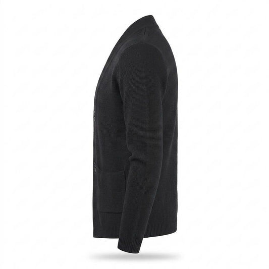 Allsaints Leather - Lazan | Structured Buttoned Knit Cardigan Men