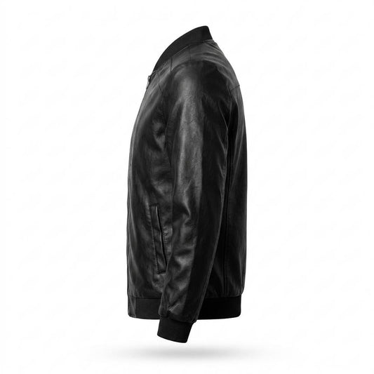 Allsaints Leather - Vutod | Zip-Up Slim Fit Leather Jacket Men