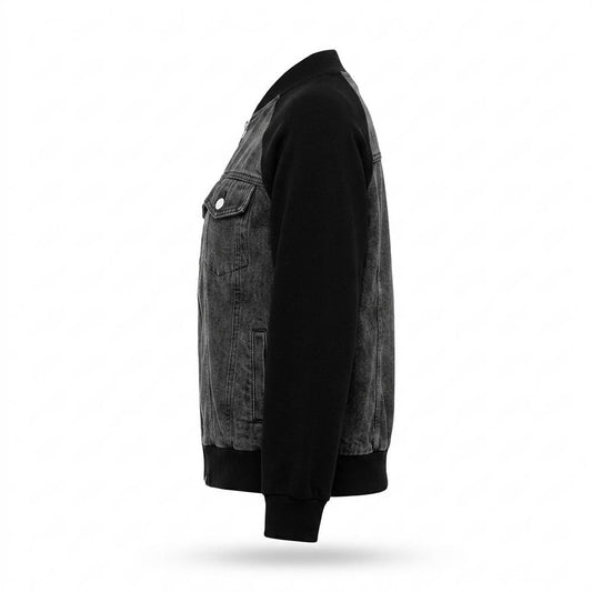 Allsaints Leather - Lavar | Two-Tone Zip-Up Jacket Women