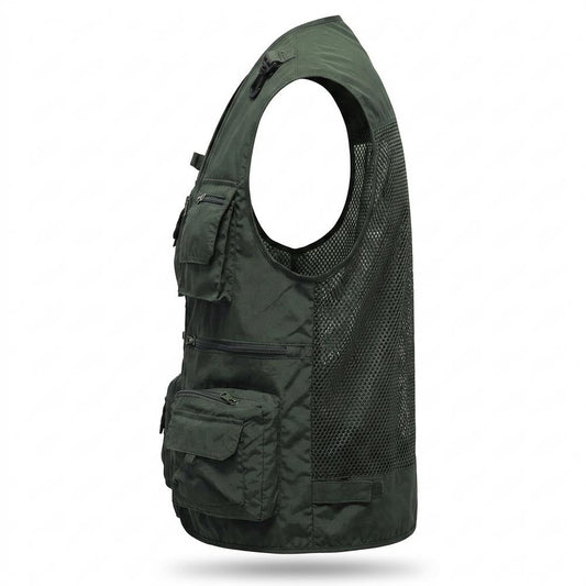Allsaints Leather - Vedar | Multi-Pocket Quick-Drying Vest Men