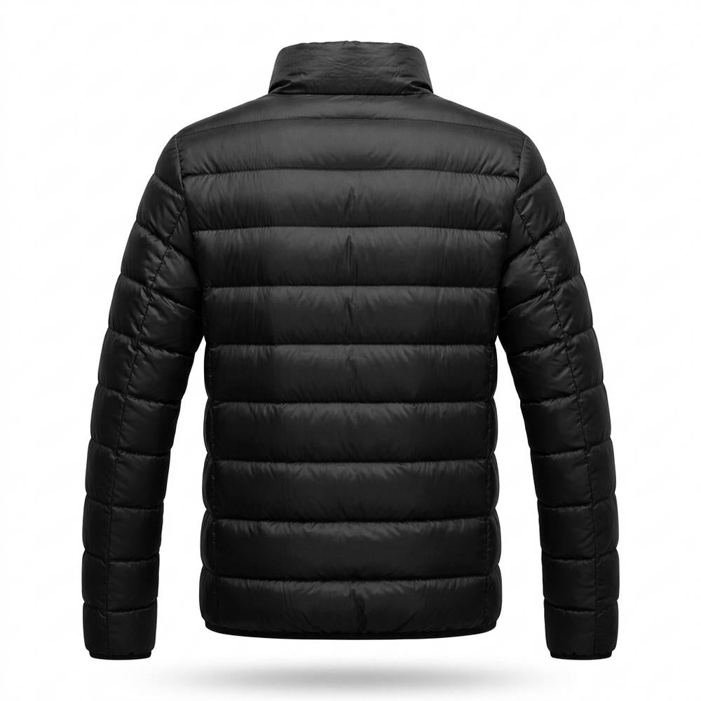 Allsaints Leather - Masen | Quilted Stand-Collar Jacket Men