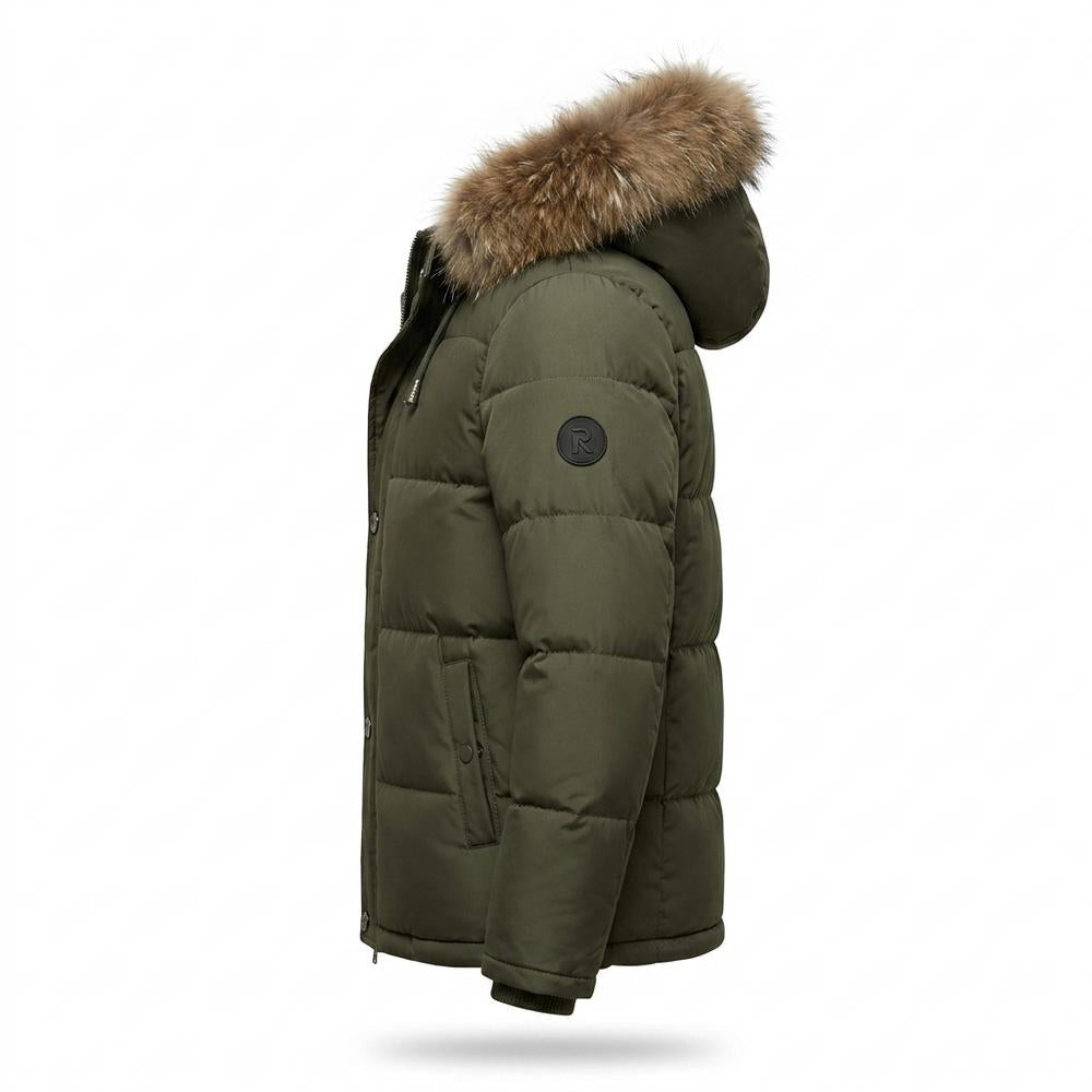 Allsaints Leather - Nemar | Hooded Quilted Jacket Men