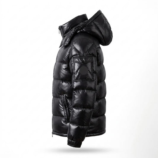 Allsaints Leather - Lysen | Down-Filled Glossy Jacket Men