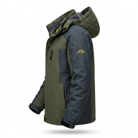 Allsaints Leather - Arser | Fleece-Lined Hooded Jacket Men