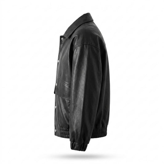 Allsaints Leather - Noron | Lined Relaxed-Fit Leather Jacket Men