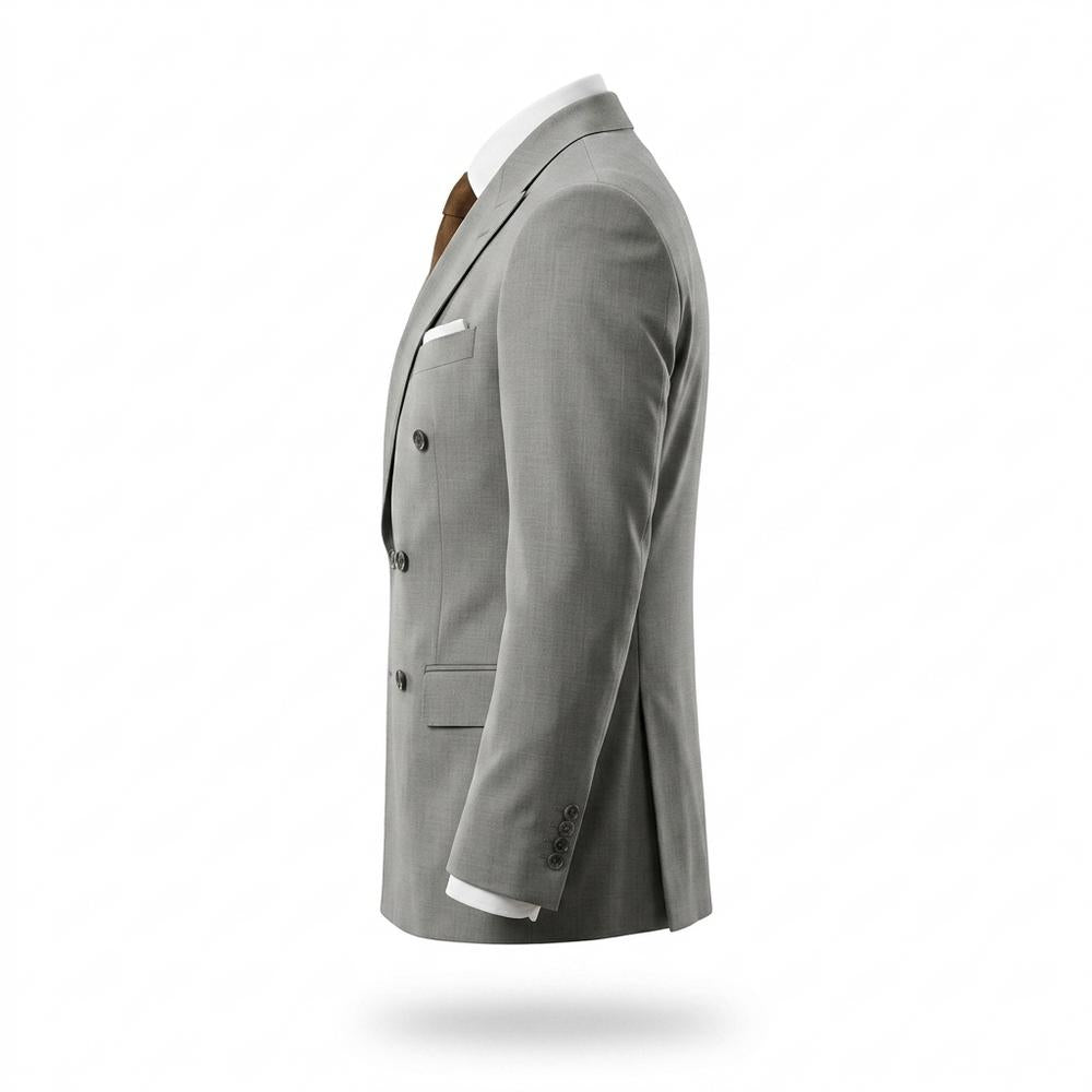 Allsaints Leather - Tamer | Double-Breasted Slim Fit Blazer Men
