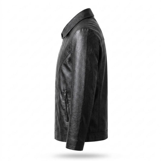 Allsaints Leather - Sidok | Zip-Up Collared Leather Jacket Men