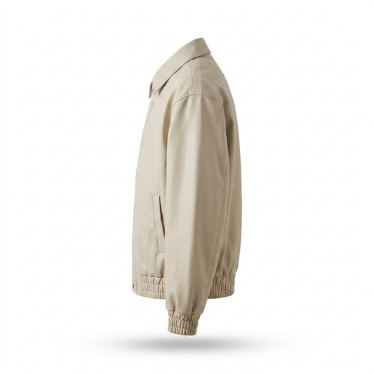 Allsaints Leather - Neren | Zip-Front Collared Jacket Men