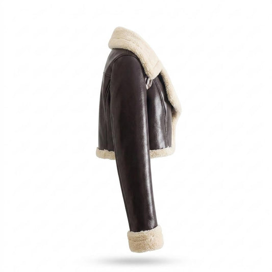 Allsaints Leather - Vasin | Lined Cropped Jacket Women