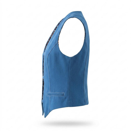 Allsaints Leather - Roral | Fitted Lined Vest Women