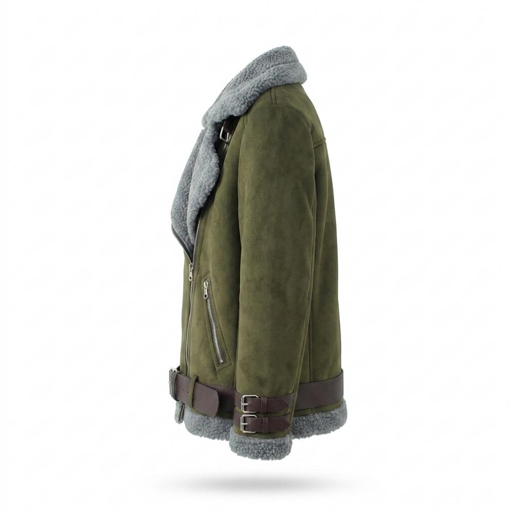 Allsaints Leather - Arrev | Shearling-Lined Asymmetrical Jacket Women