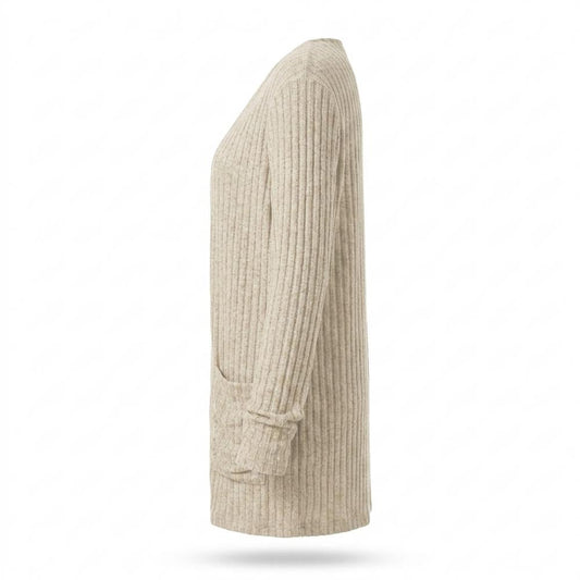 Allsaints Leather - Tivin | Ribbed Open-Front Knit Cardigan Women