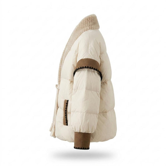 Allsaints Leather - Rovar | Quilted Shearling-Trim Jacket Women
