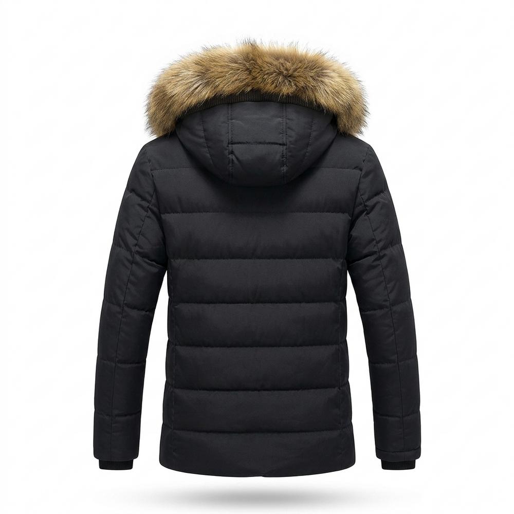 Allsaints Leather - Elser | Hooded Padded Jacket Men