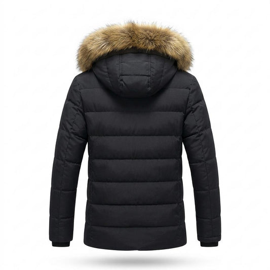 Allsaints Leather - Elser | Hooded Padded Jacket Men