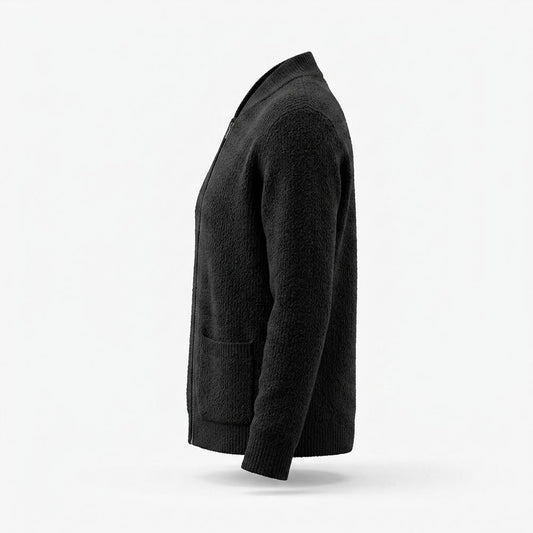 Allsaints Leather - Lovar | Zip-Up Textured Knit Cardigan Women