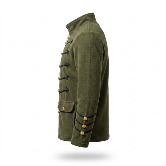 Allsaints Leather - Zenav | Military-Style Stand-Collar Jacket Men
