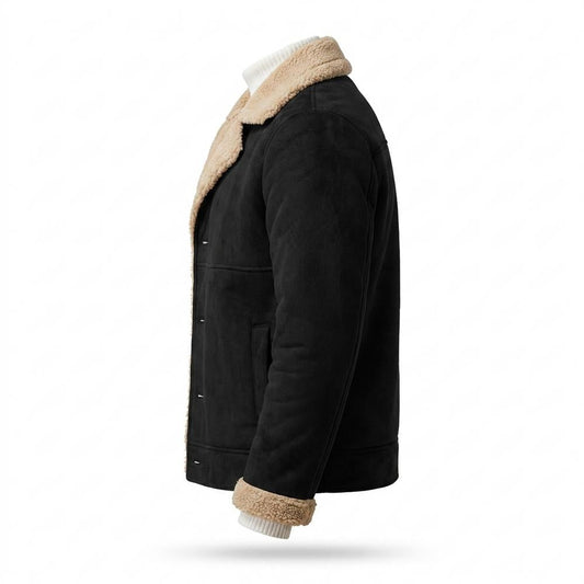 Allsaints Leather - Kemam | Sherpa-Lined Faux-Suede Jacket Men