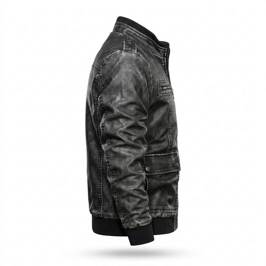 Allsaints Leather - Elnal | Washed Multi-Pocket Jacket Men
