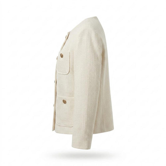 Allsaints Leather - Arvin | Textured Collarless Jacket Women