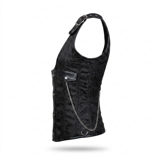 Allsaints Leather - Momas | Asymmetrical Brocade Top Women